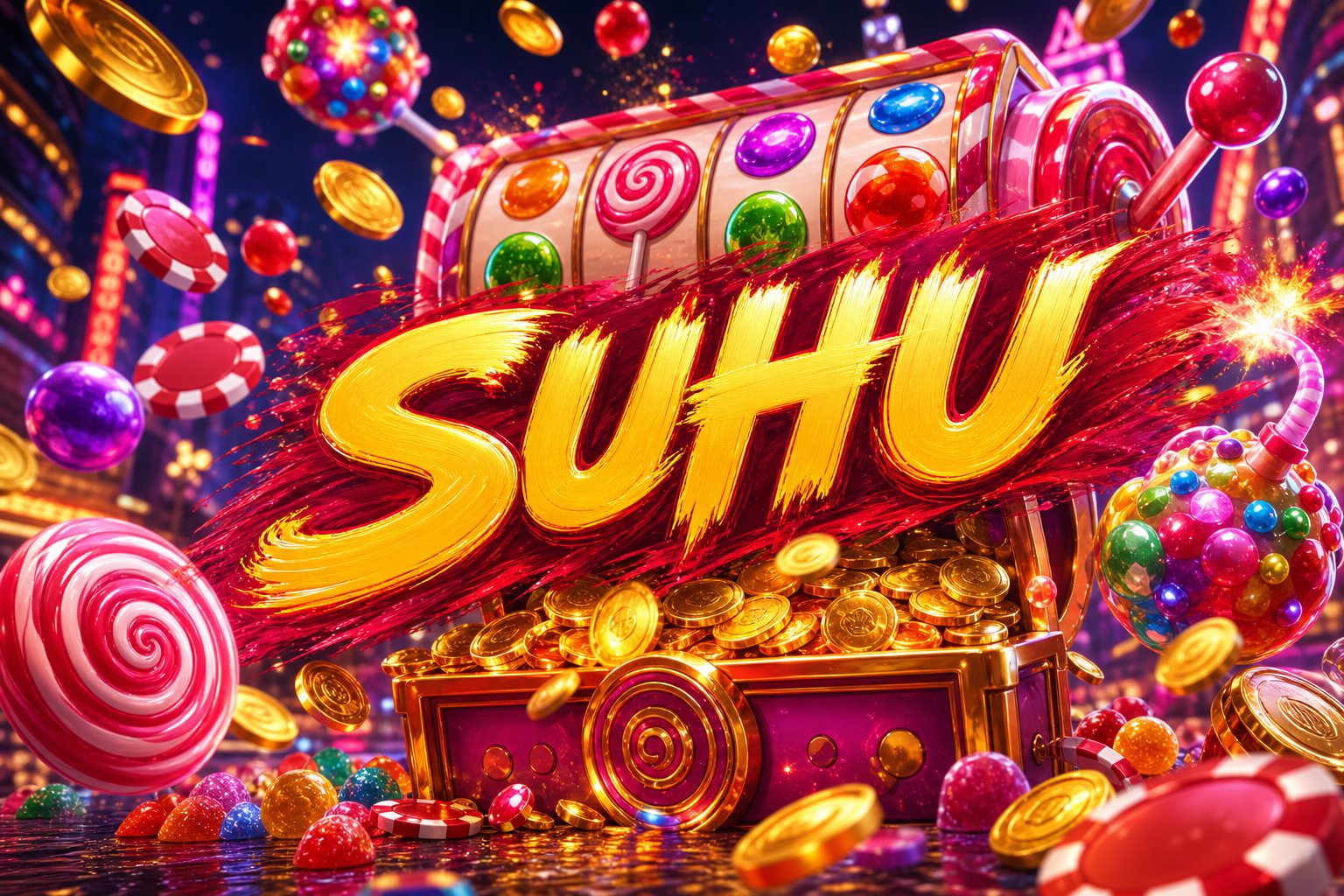 Tampilan antarmuka Fortune Ox dengan simbol lembu emas dan gulungan berwarna cerah